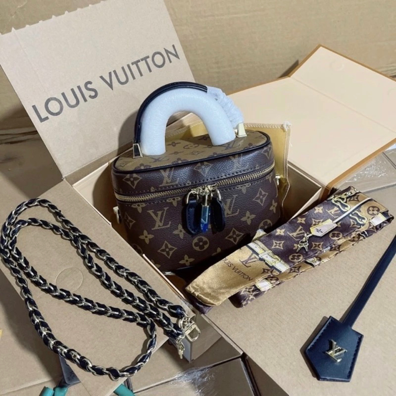 Túi cốp xach tay nữ Size 16-20cm kèm dây đeo chéo siêu đẹp