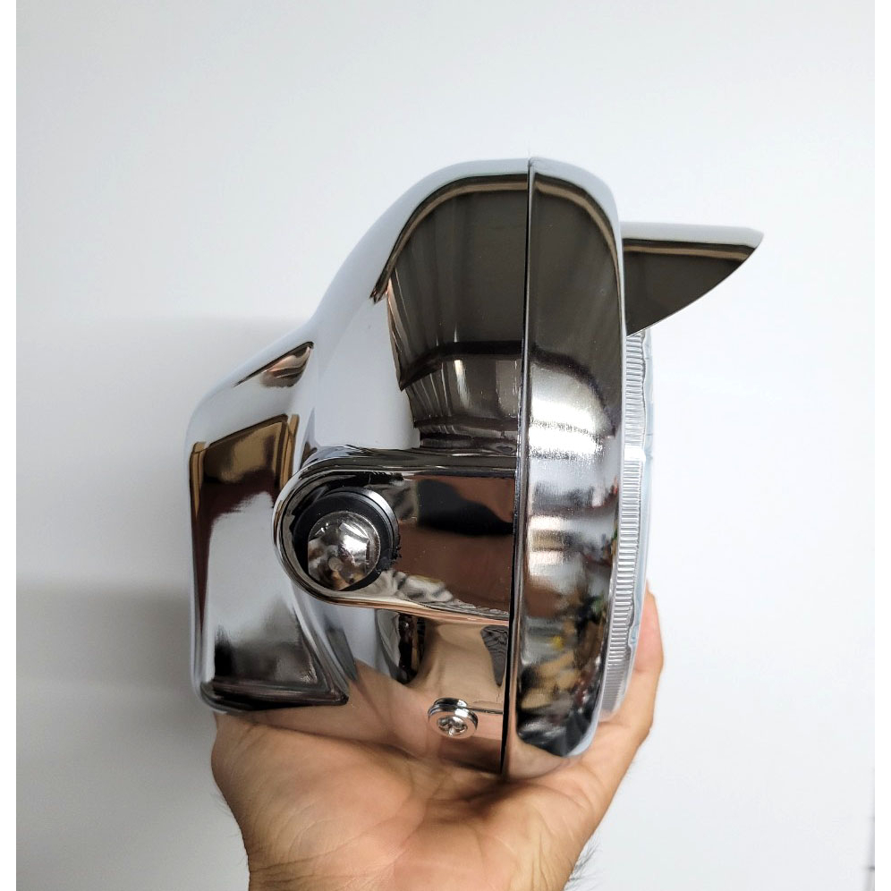 Gáo đèn xe mô tô Su-zuki ka-wasaki ya-maha hon-da 7 inch 18cm