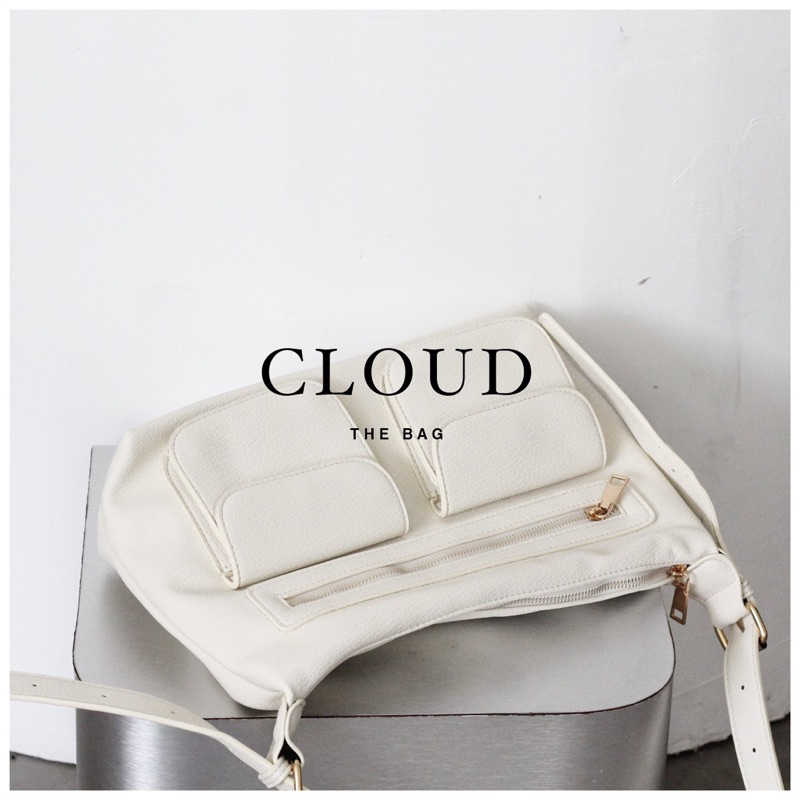 Túi đeo chéo nhiều túi phong cách cho nữ Cloud the shoes