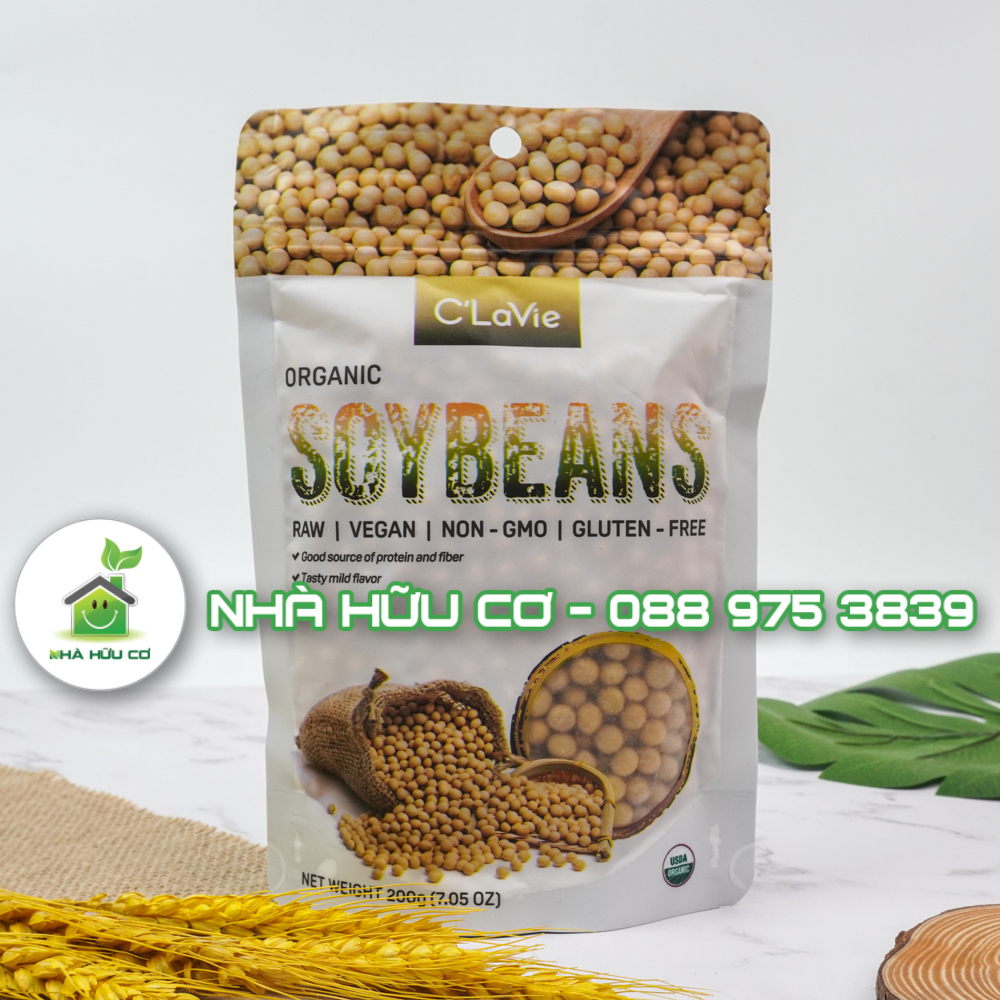 Đậu nành hữu cơ C’LaVie 200g/100g - Date: 20/12/2024 - Nhà hữu cơ