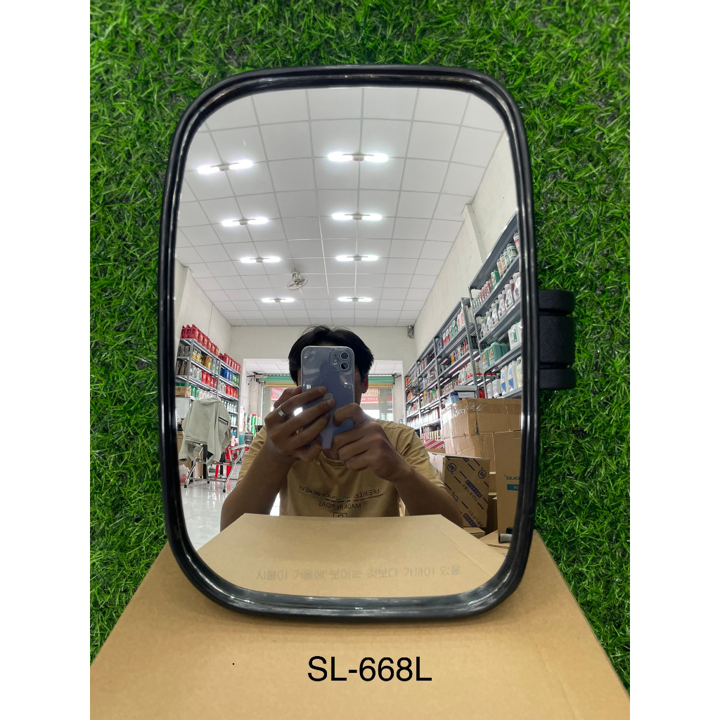 Gương Chiếu Hậu Xe Tải Hino, Canter Liền Đế Xỏ Ngang