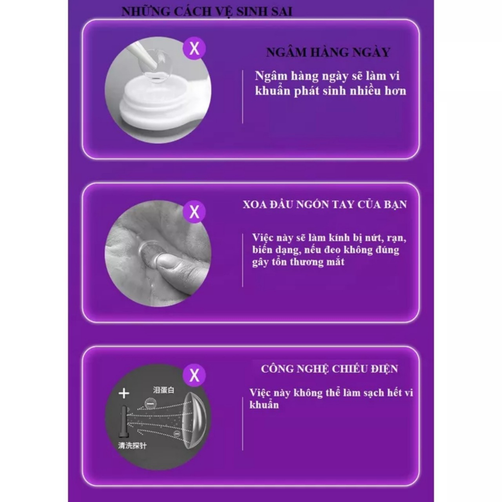 Máy rửa lens tai thỏ chạy pin