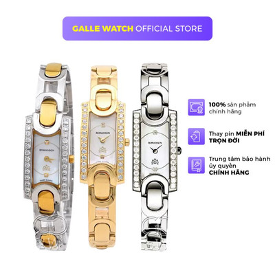 Đồng hồ nữ Romanson RM5169 mặt kính Mineral, chịu nước 3 ATM, dây thép đeo tay cao cấp, thời trang, tinh tế chính hãng