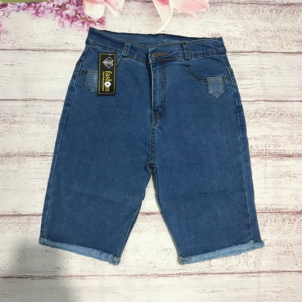 Quần Jean Lửng Nữ Co Giãn Form Ôm Tôn Dáng S,M,L 35KG-46KG