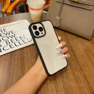 Ốp iPhone viền chông sốc, lưng nhựa trong show màu máy - chống xước, chống va đập, không ố vàng Pikapi Phụ kiện