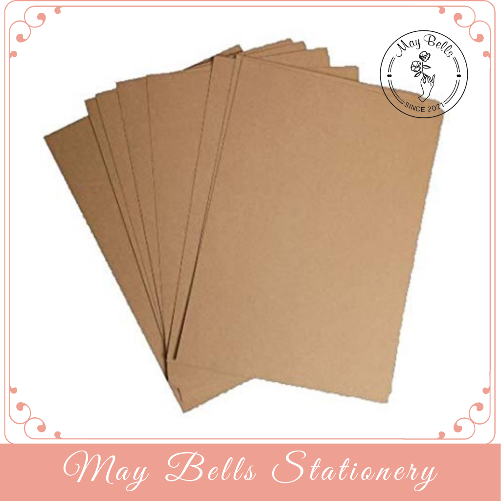 Bìa A4 Màu Nâu, Giấy Bìa Kraft Thủ Công Màu Nâu 125gsm