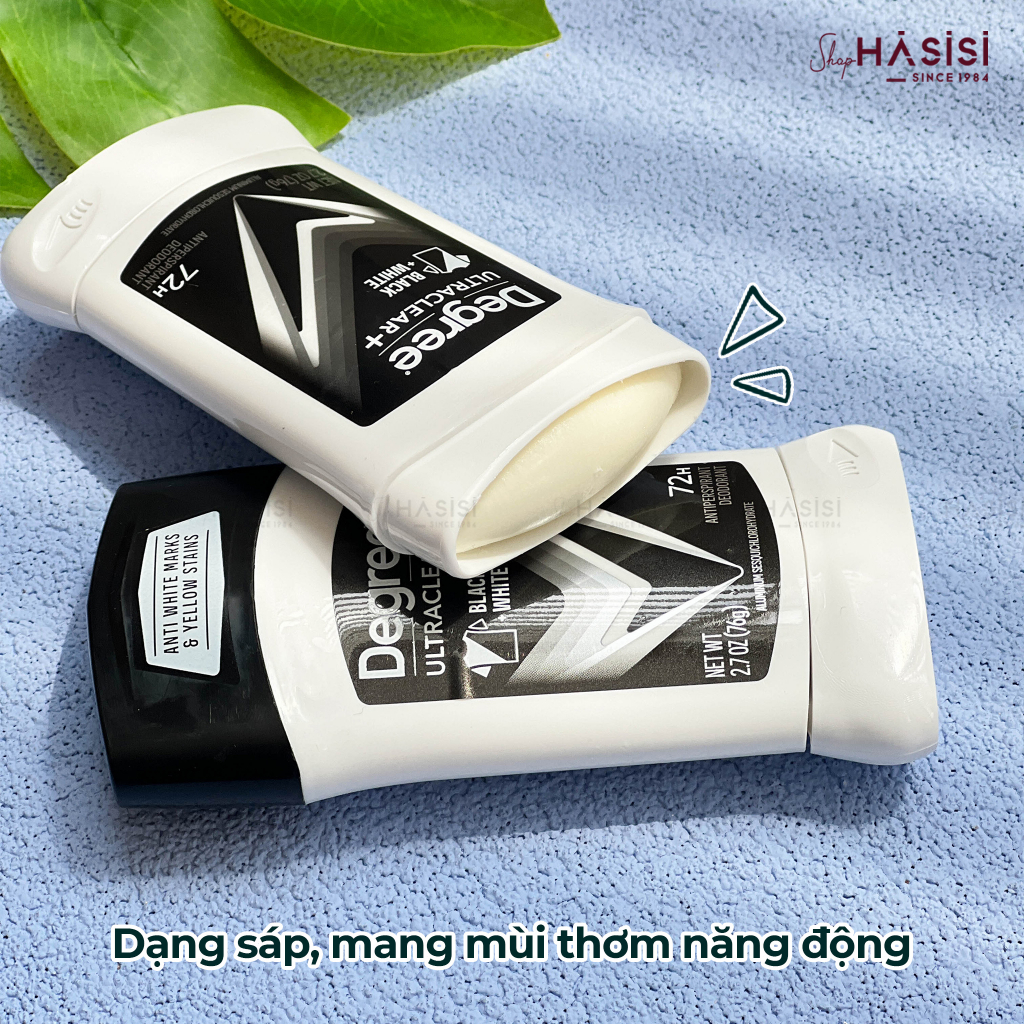 Lăn Khử Mùi  DEGREE - Men Motion sense Ultraclear Black + White 76g