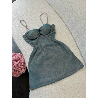 đầm body nhu 2 dây kết đa