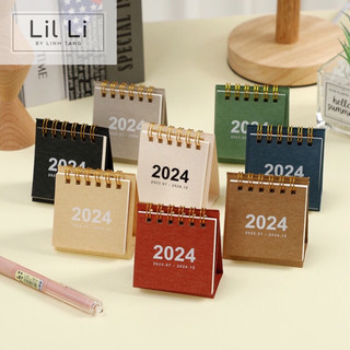 Lịch để bàn mini 2024 dễ thương kiểu dáng vintage