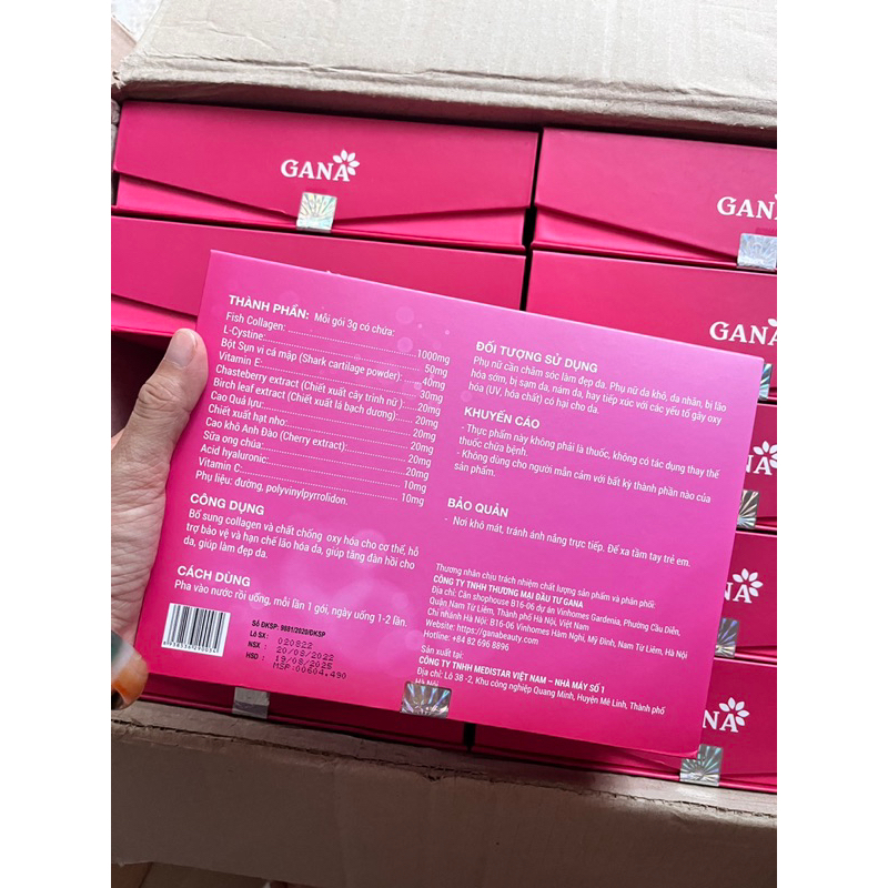 Bena collagen hộp 30 gói date 2025 chính hãng