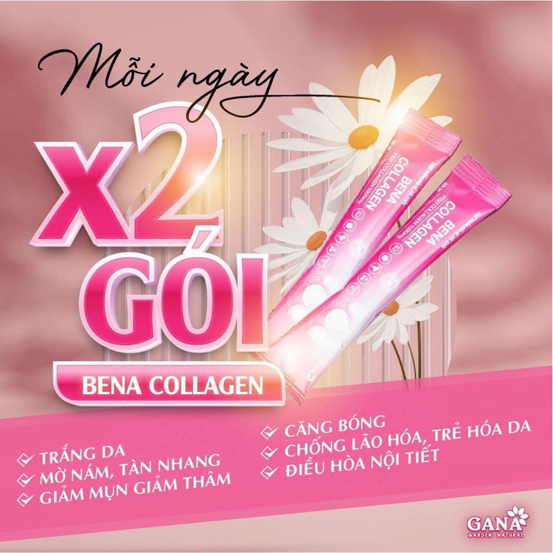 Bena collagen hộp 30 gói date 2025 chính hãng