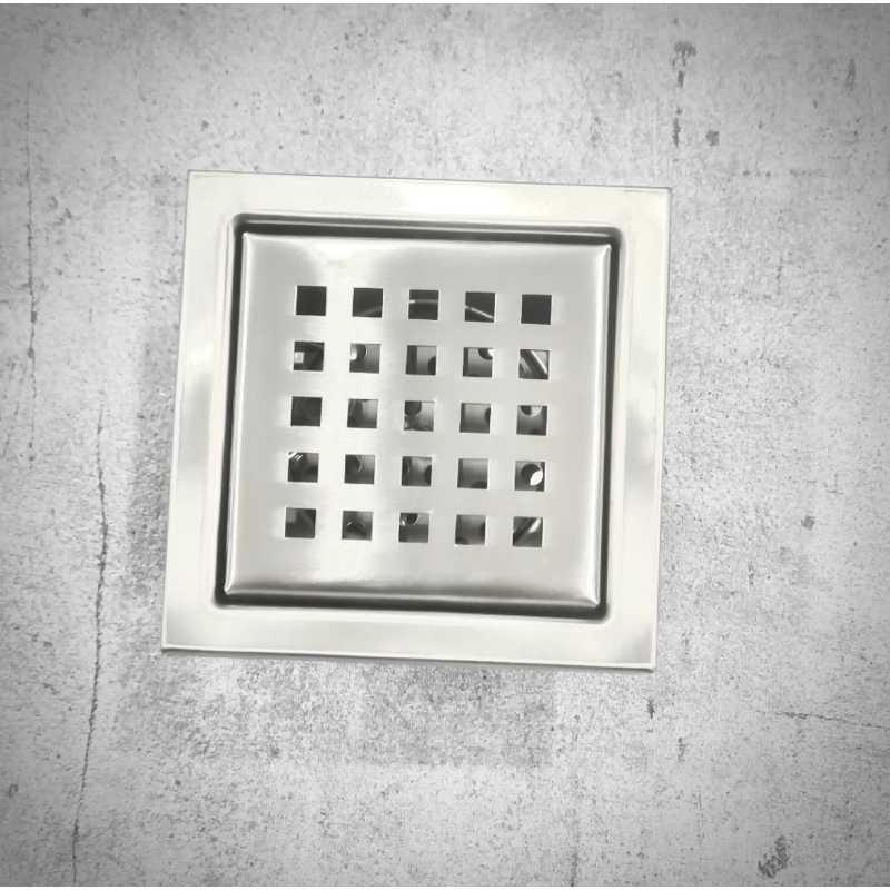 Thoát sàn chống mùi inox sus 304, lỗ thoát lệch, 10x60cm