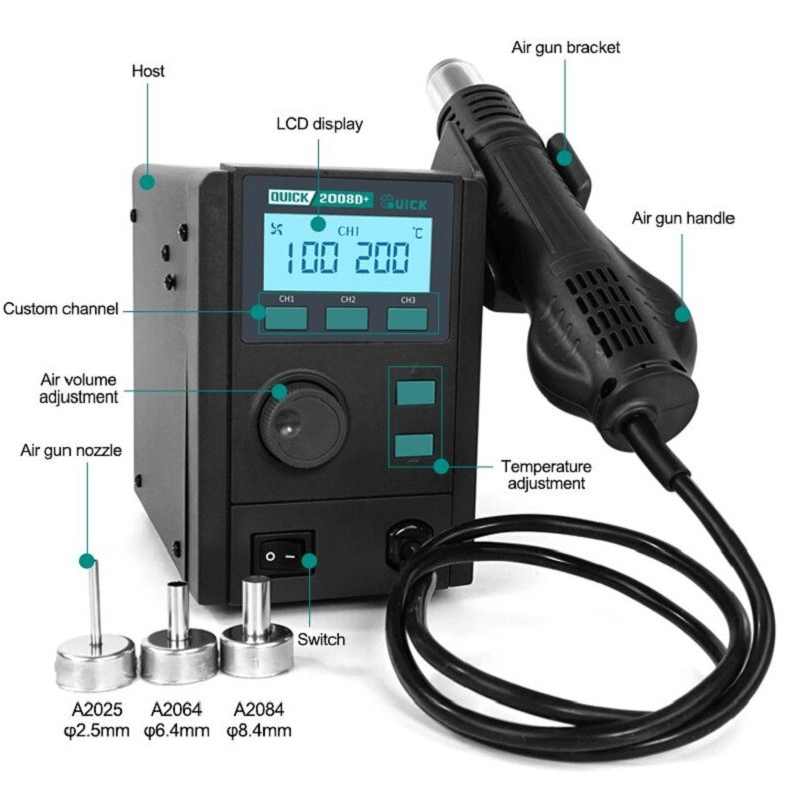 Máy Khò QUICK 2008D+ Chính hãng