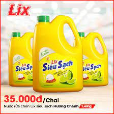 Nước rửa chén lix