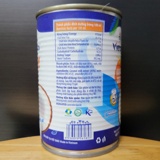 VIETCOCO - Lon 400ml - NƯỚC CỐT DỪA TƯƠI / Rich & Creamy Coconut Cream (HALAL)