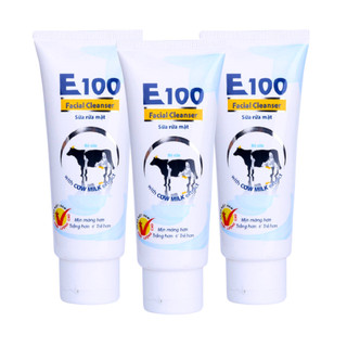Sữa rửa mặt E100 Bò trắng mịn 80ml