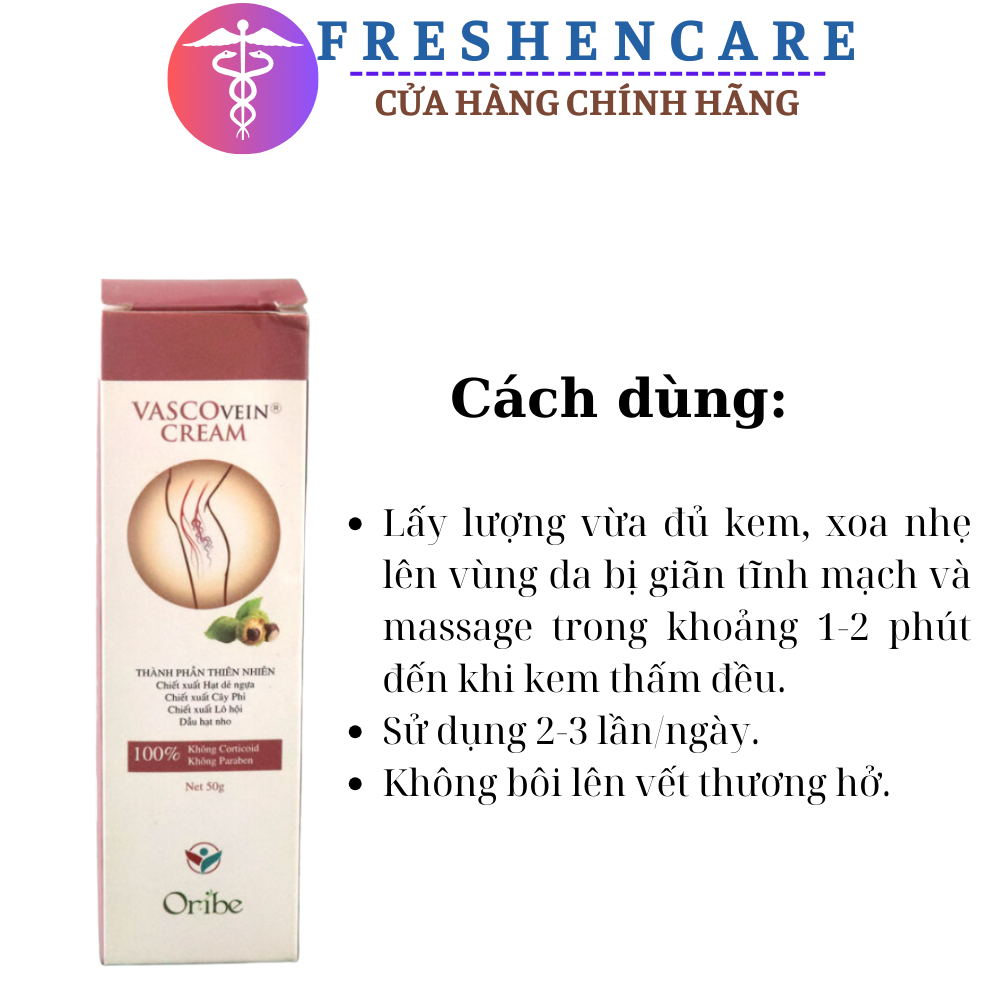 Viên Uống Hỗ Trợ Suy Giãn Tĩnh Mạch Vascovein