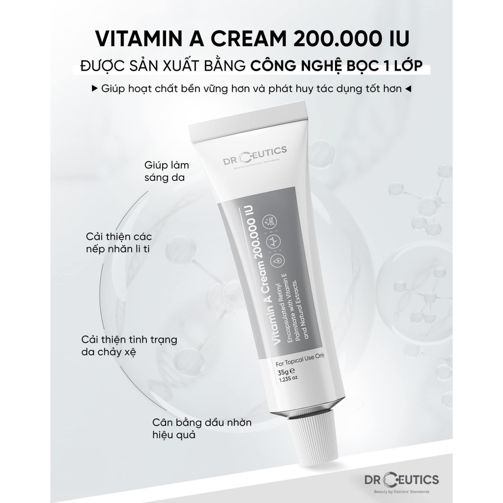 Kem Dưỡng Vitamin A DrCeutics Trẻ Hóa Da 35g