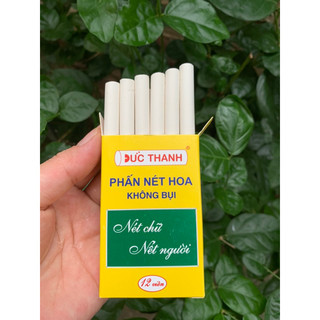Phấn trắng Đức Thanh - phấn nét hoa hộp 12 viên