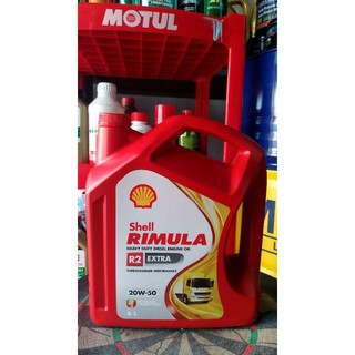 Nhớt Shell Rimula R2 Extra 20W-50 (6 Lít)