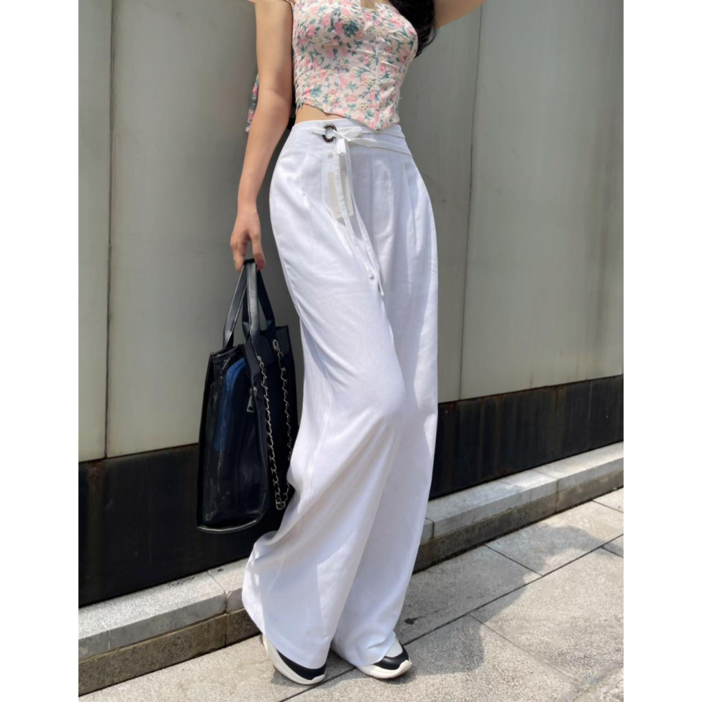 Quần linen Shojo thắt dây