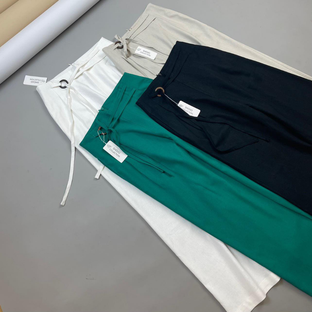Quần linen Shojo thắt dây