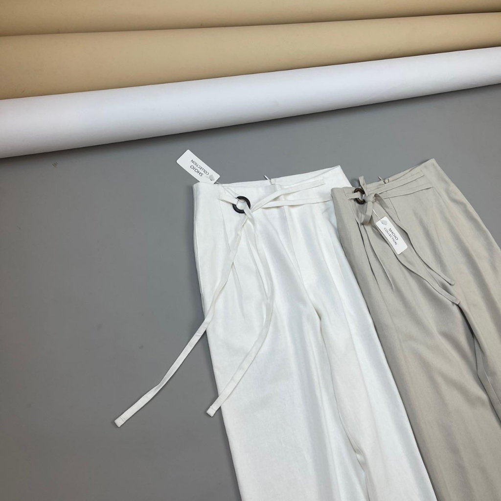 Quần linen Shojo thắt dây