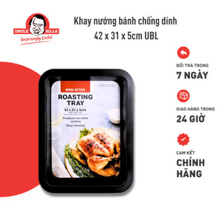 Khay nướng bánh chống dính 42x31x5cm uncle bills kc0463