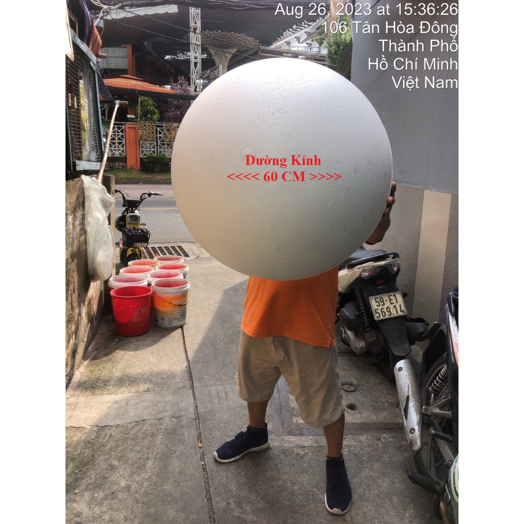 Banh Xốp Tròn Đường Kính 30cm