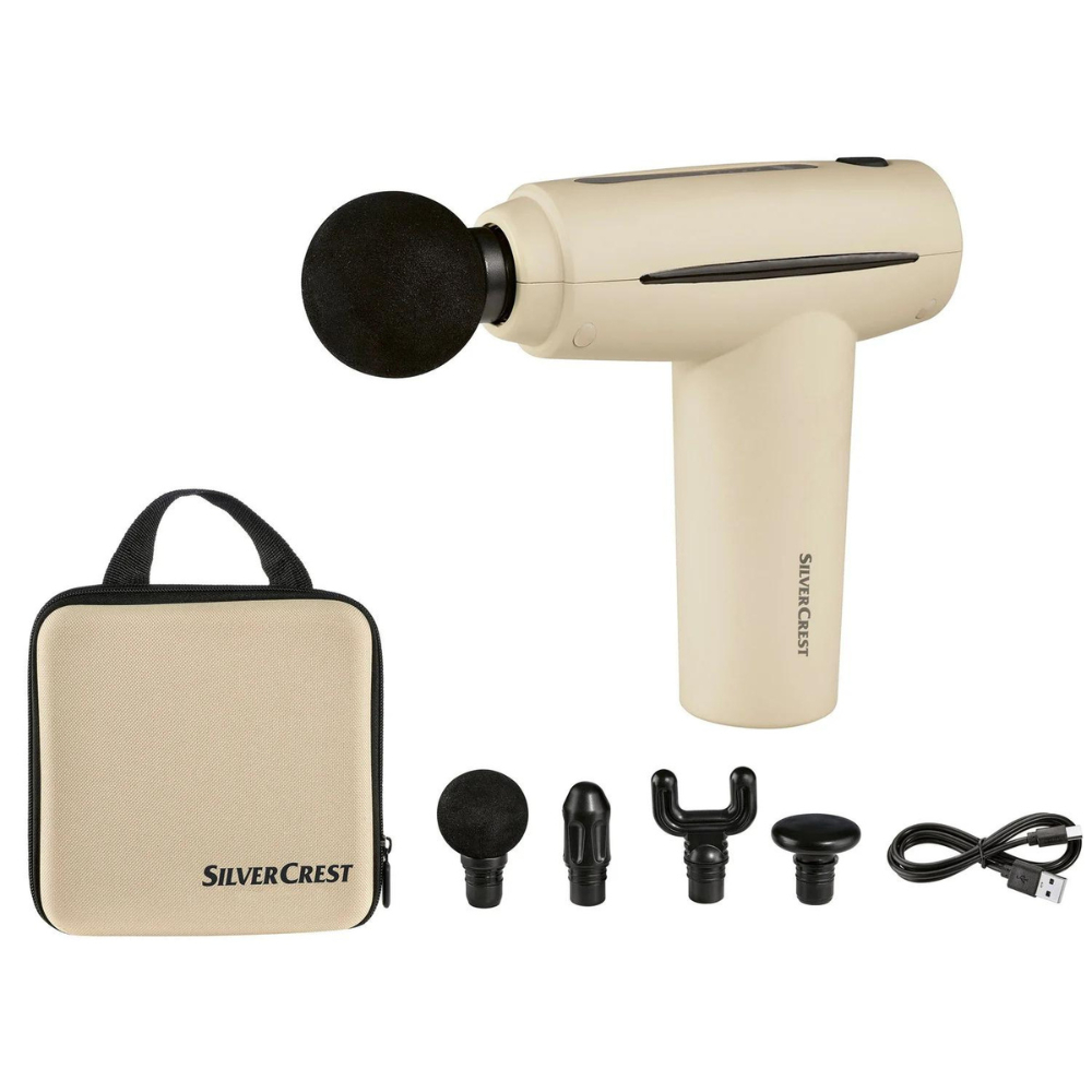 Máy Massage thư giãn cơ bắp SILVERCREST nội địa Đức, Máy massage mini cầm tay đa năng GermanySnT