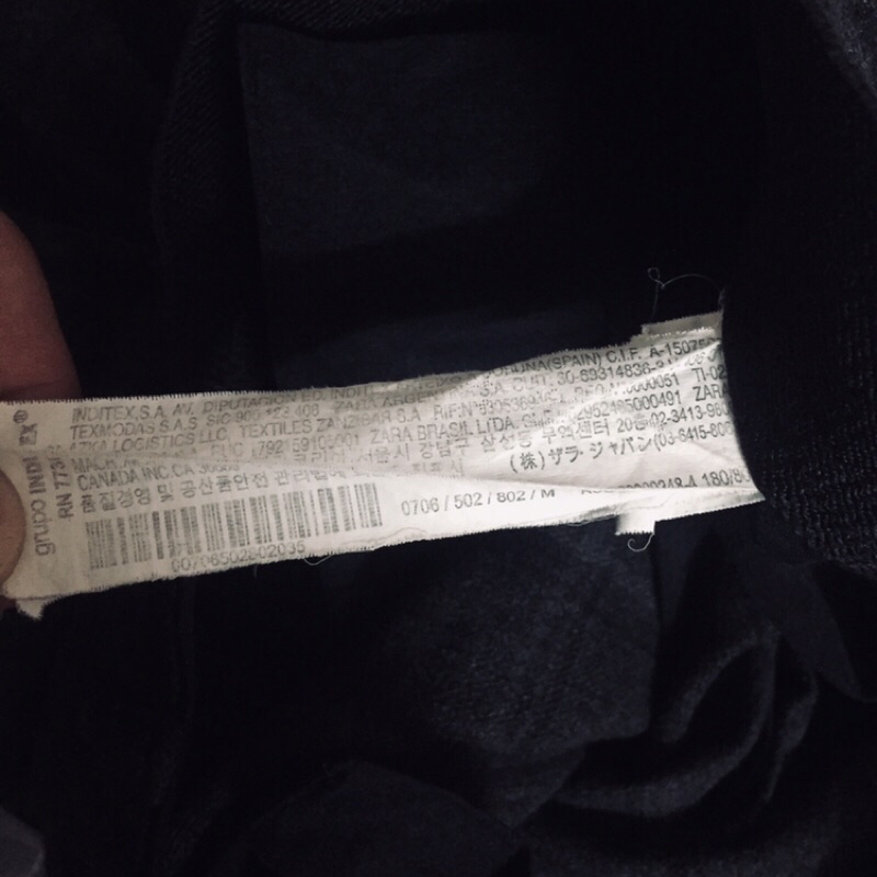 Quần dài ZARA MAN size 31 2hand