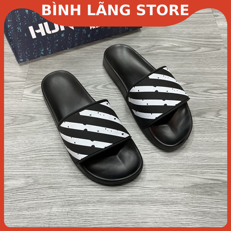 Dép Nam Nữ Quai Ngang OFF WHITE siêu dép HOT - BÌNH LÃNG STORE