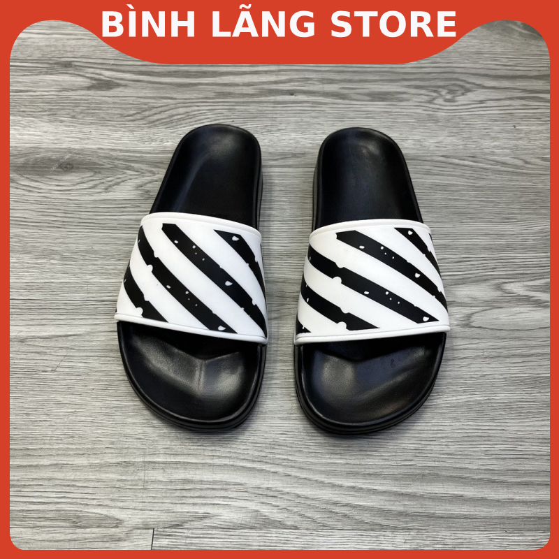 Dép Nam Nữ Quai Ngang OFF WHITE siêu dép HOT - BÌNH LÃNG STORE