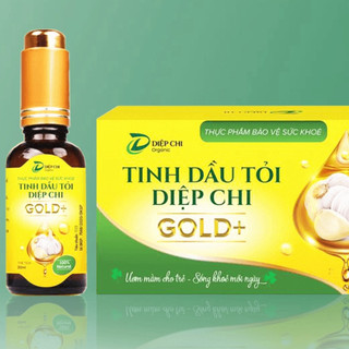 Tinh dầu tỏi diệp chi organic gold+ giúp bé giảm hắt hơi sổ mũi và tăng sức đề kháng - chai 30ml -anhkhoi_duocphamcomest