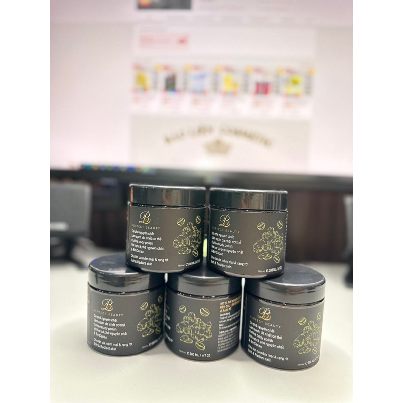 Tẩy da chết cơ thể cà phê Đắk Lắk Bảo Liên Perfect Beauty cho làn da mềm mại và rạng rỡ 200ml