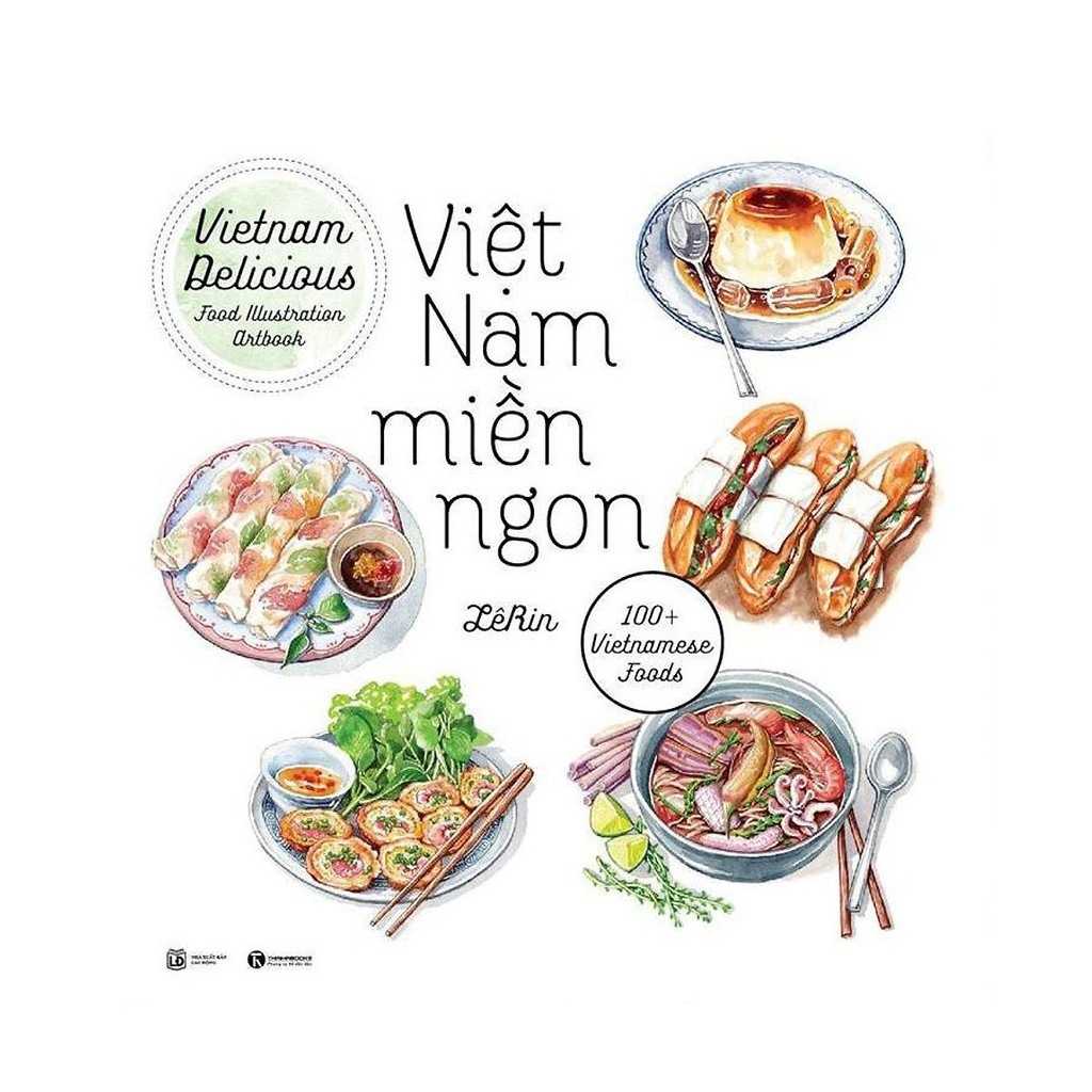 Sách - Việt Nam miền ngon - Song ngữ Việt - Anh - In màu (Tái bản mới nhất) - THA155