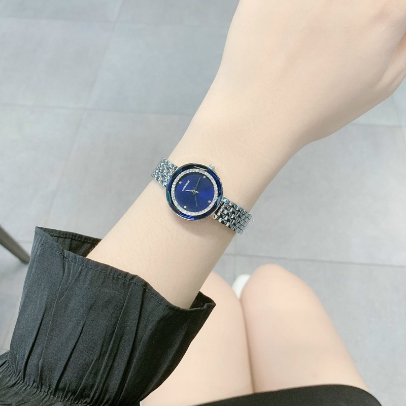 Set đồng hồ nữ Armitron dây thép không gỉ, kích thước 30mm