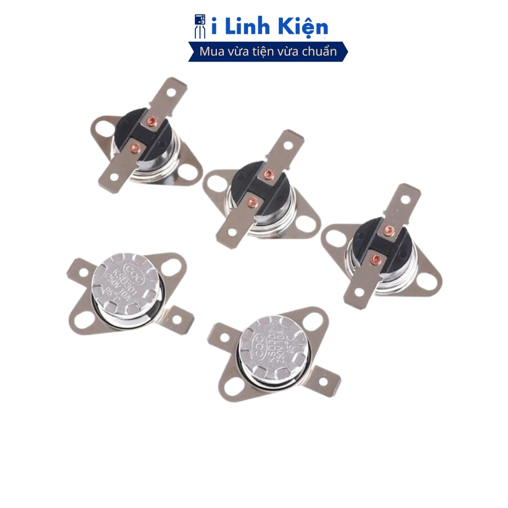Rơ le nhiệt KSD301 90 độ 10A 250V thường đóng chất lượng tốt ilinhkien