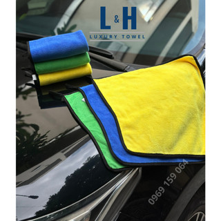 Khăn lau xe hơi ô tô cao cấp, khăn lau đa năng microfiber, siêu thấm, không rụng lông, chuyên dụng cho ô tô