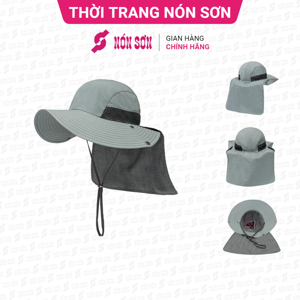 Mũ vành thời trang NÓN SƠN-MH012B-XM1
