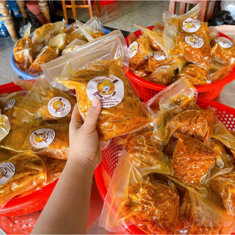 Lẻ 1 gói 250g - Bánh Tráng Trộn PHƯỢNG Cầu Đúc Chính Gốc Long An