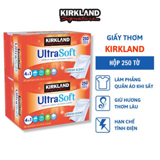  Giấy thơm quần áo ultra soft 250 tờ Kirkland Signature của Mỹ hương thơm nhẹ nhàng dễ chịu cho quần áo 