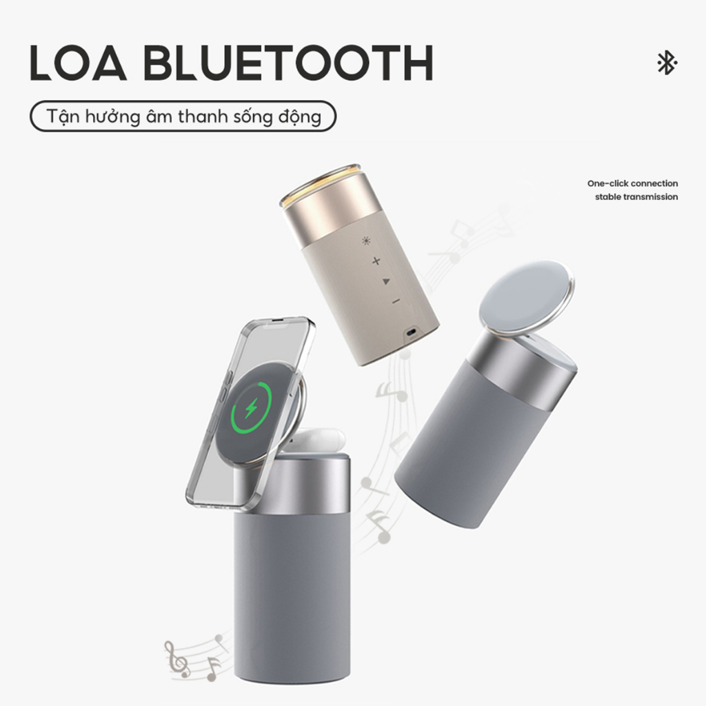 Loa Bluetooth Tích Hợp Sạc Thông Minh Không Dây S02