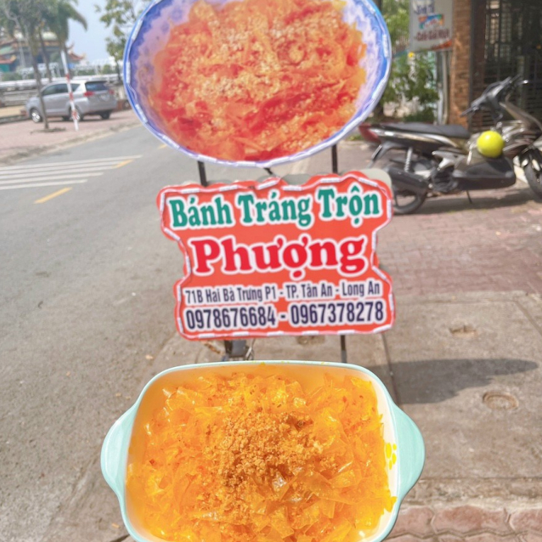 Lẻ 1 gói 500g - Đặc Sản Long An Bánh Tráng Trộn PHƯỢNG Cầu Đúc Chính Gốc LONG AN