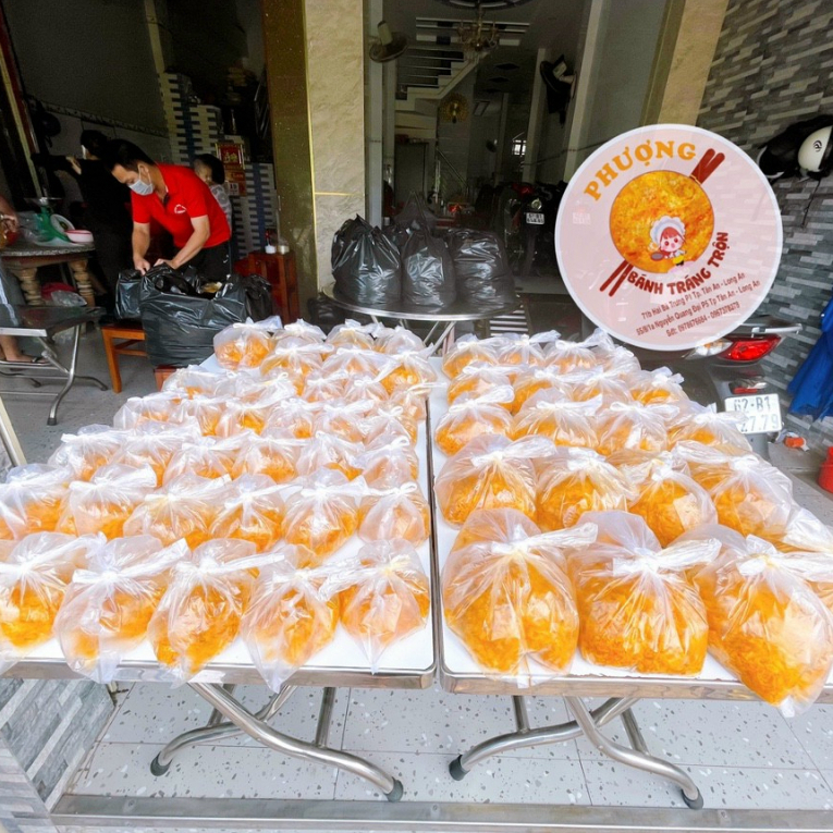 Lẻ 1 gói 500g - Đặc Sản Long An Bánh Tráng Trộn PHƯỢNG Cầu Đúc Chính Gốc LONG AN