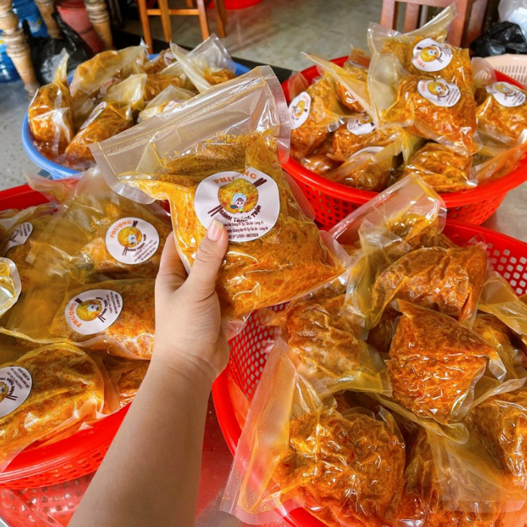 Lẻ 1 gói 500g - Đặc Sản Long An Bánh Tráng Trộn PHƯỢNG Cầu Đúc Chính Gốc LONG AN