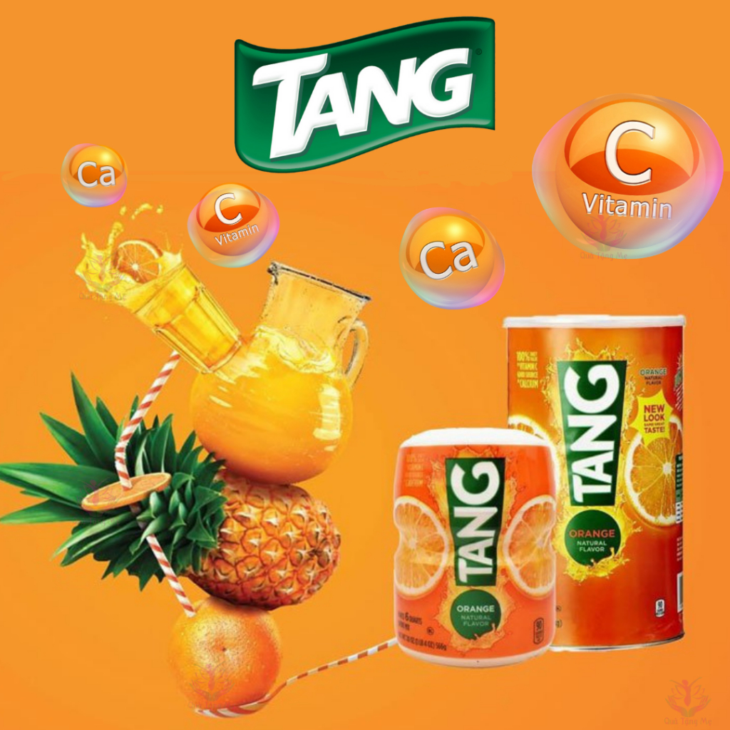 Bột pha nước cam tang orange naranja mỹ tốt cho sức khỏe hộp 566g Healthy Care extaste