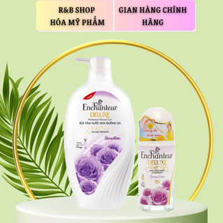 Enchanteur Sữa Tắm Nước Hoa Dưỡng Da Sensation 650G VÀ Lăn khử mùi hương nước hoa Sensation 50ml
