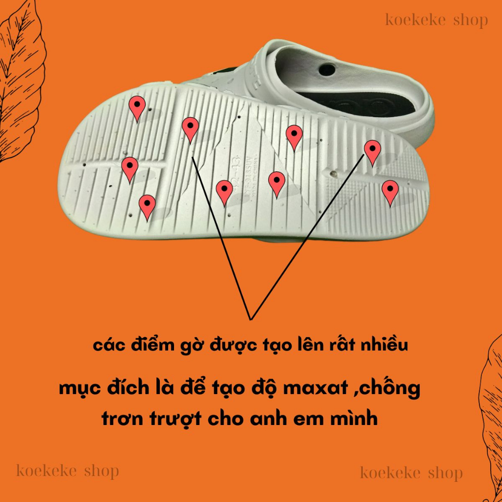Dép sục nam,DAISAN,dép crocs nam,dép crocs đế cao,sục crocs,sục nam,crocs nam,crocs đế cao,phong cách trẻ trung,thể thao