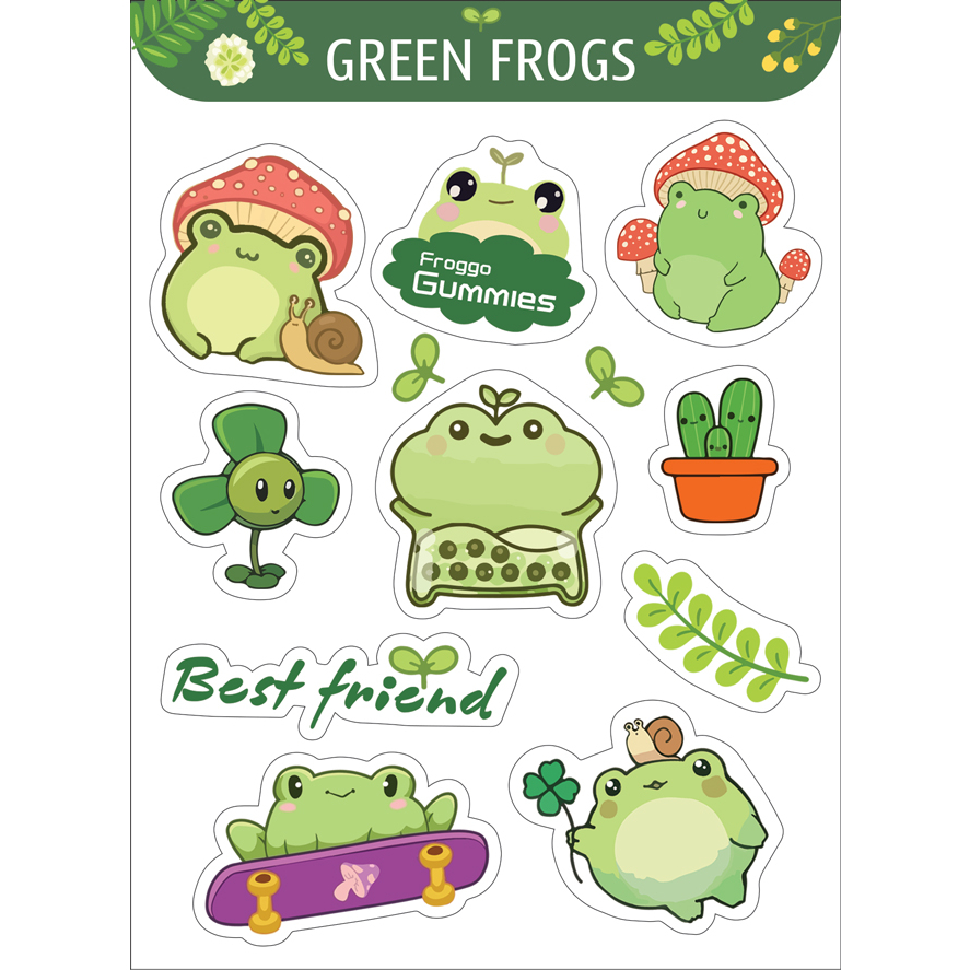 1 TỜ Sticker hoạt hình dễ thương TONTON, PHI HÀNH GIA, POCHACCO, DINO cute trang trí